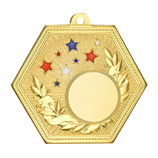 Реальное фото Медаль MZ 56-70/G (D-70 мм, D-25 мм, s-2,5 мм) от магазина Спортев