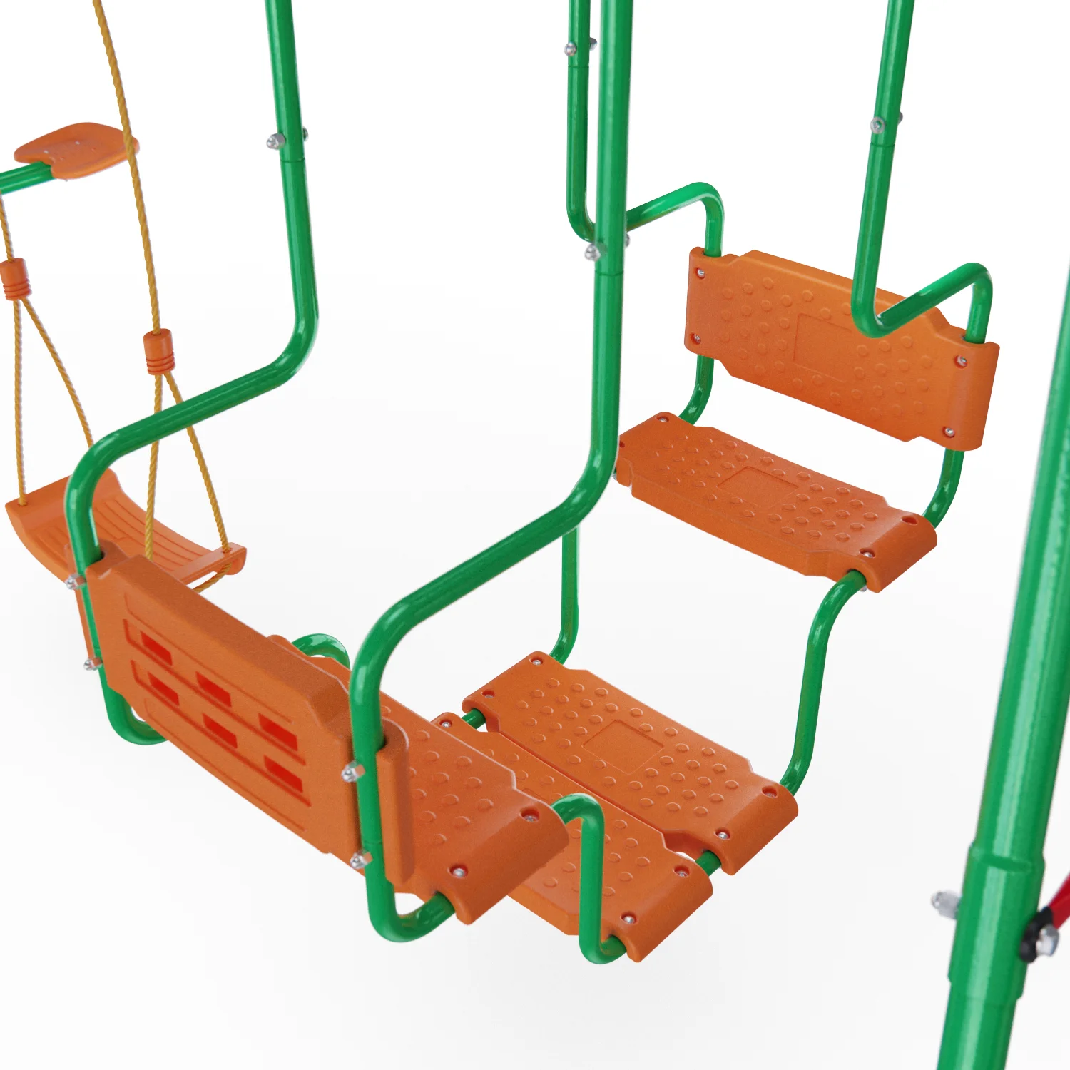 Реальное фото Качели тройные DFC SGL-01 от магазина Спортев