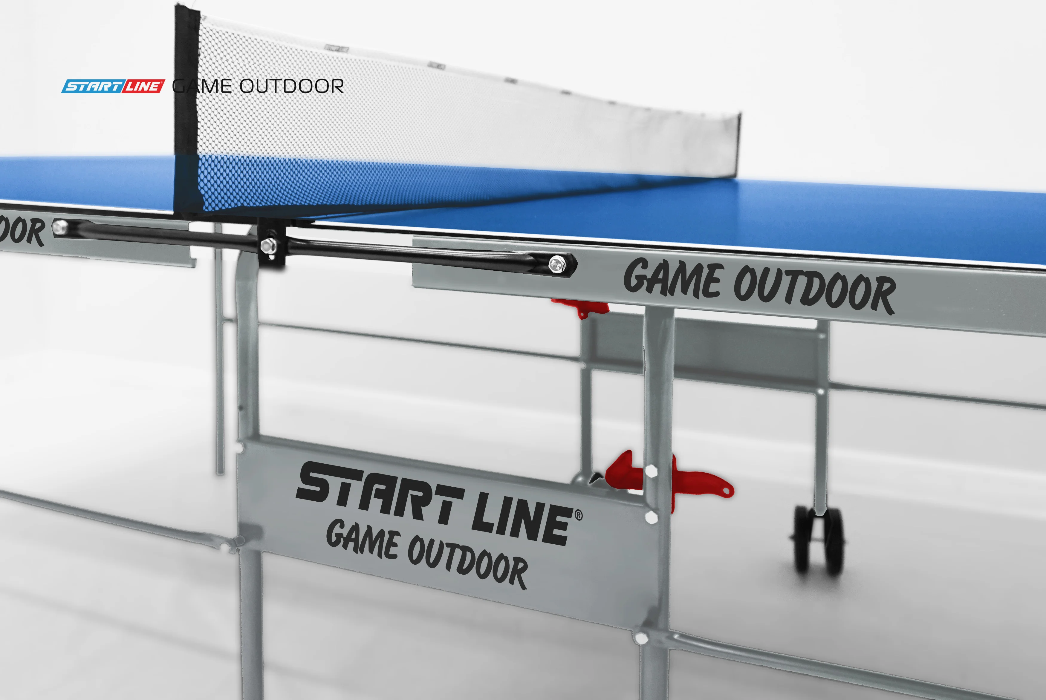 Реальное фото Стол теннисный Game Всепогодный с сеткой Синий от магазина Спортев