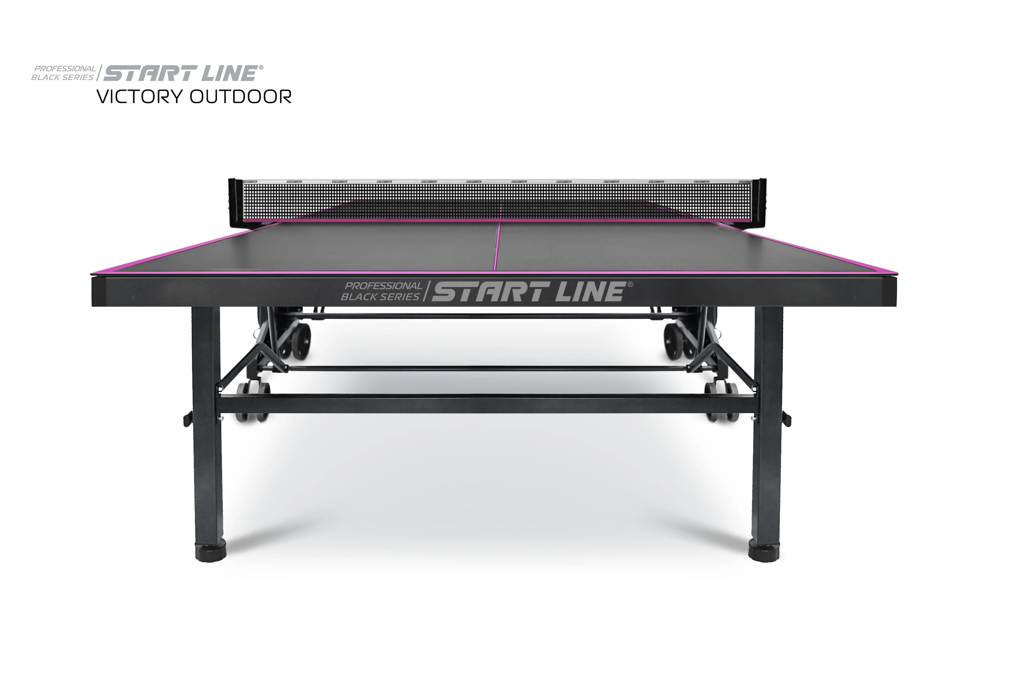 Реальное фото Стол теннисный VICTORY 6 Всепогодный Black от магазина Спортев