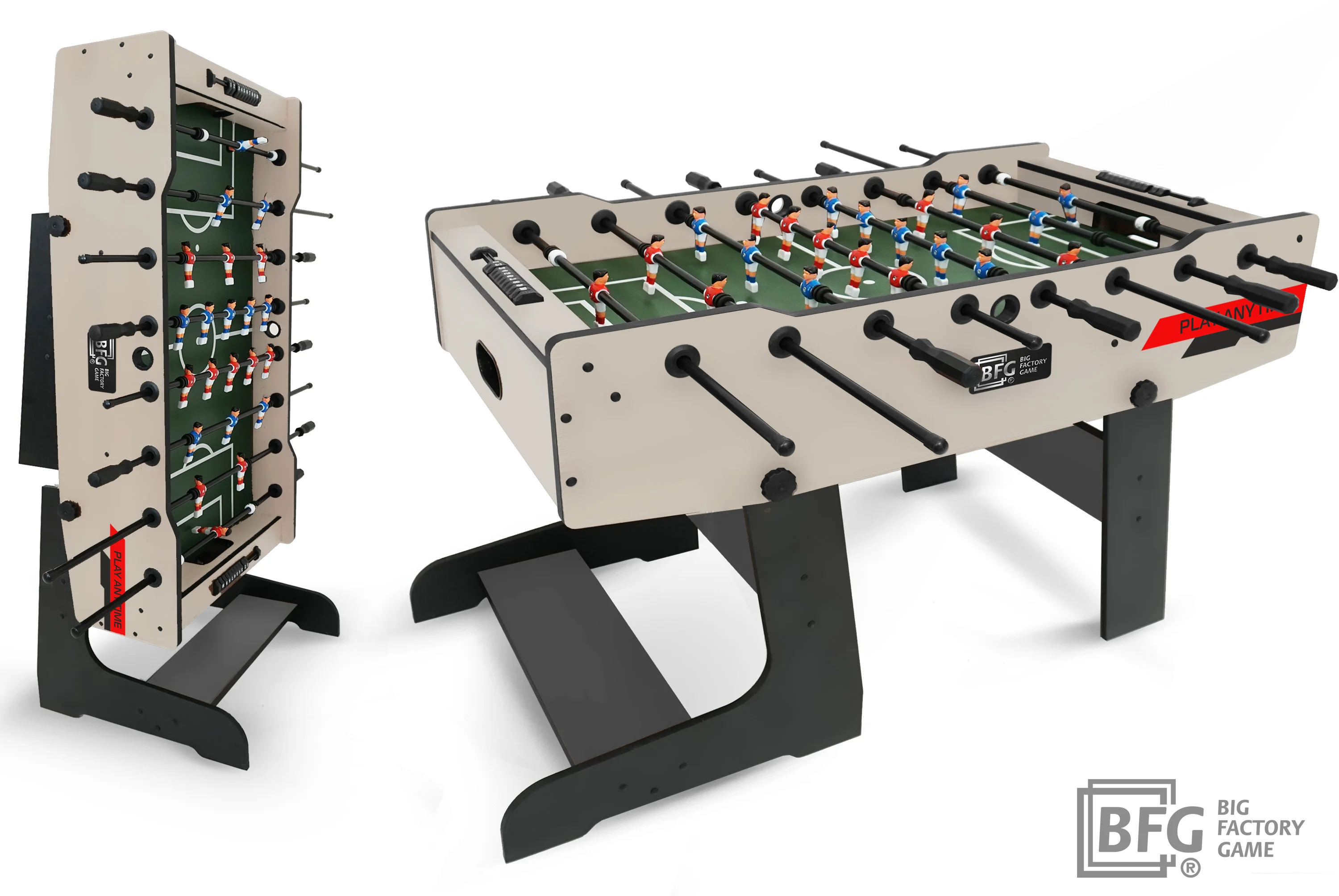 Реальное фото Настольный футбол / Кикер BFG Compact 55 (Сохо-дарк) от магазина Спортев