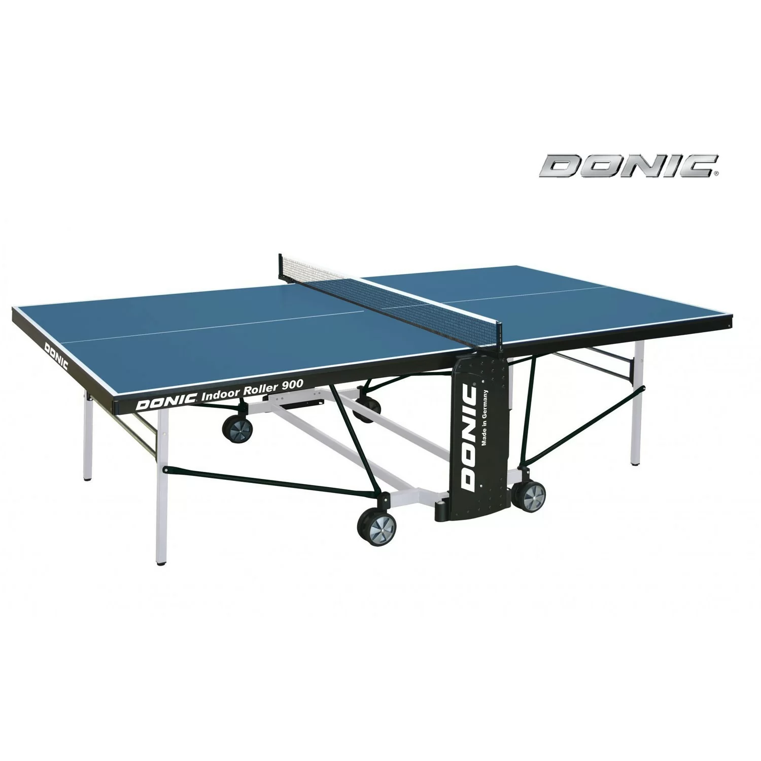 Реальное фото Теннисный стол DONIC INDOOR ROLLER 900 BLUE 230289-B от магазина СпортЕВ