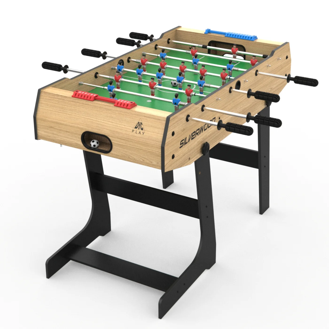 Реальное фото Игровой стол - футбол DFC SILVERWOOD SB-ST-07 от магазина Спортев
