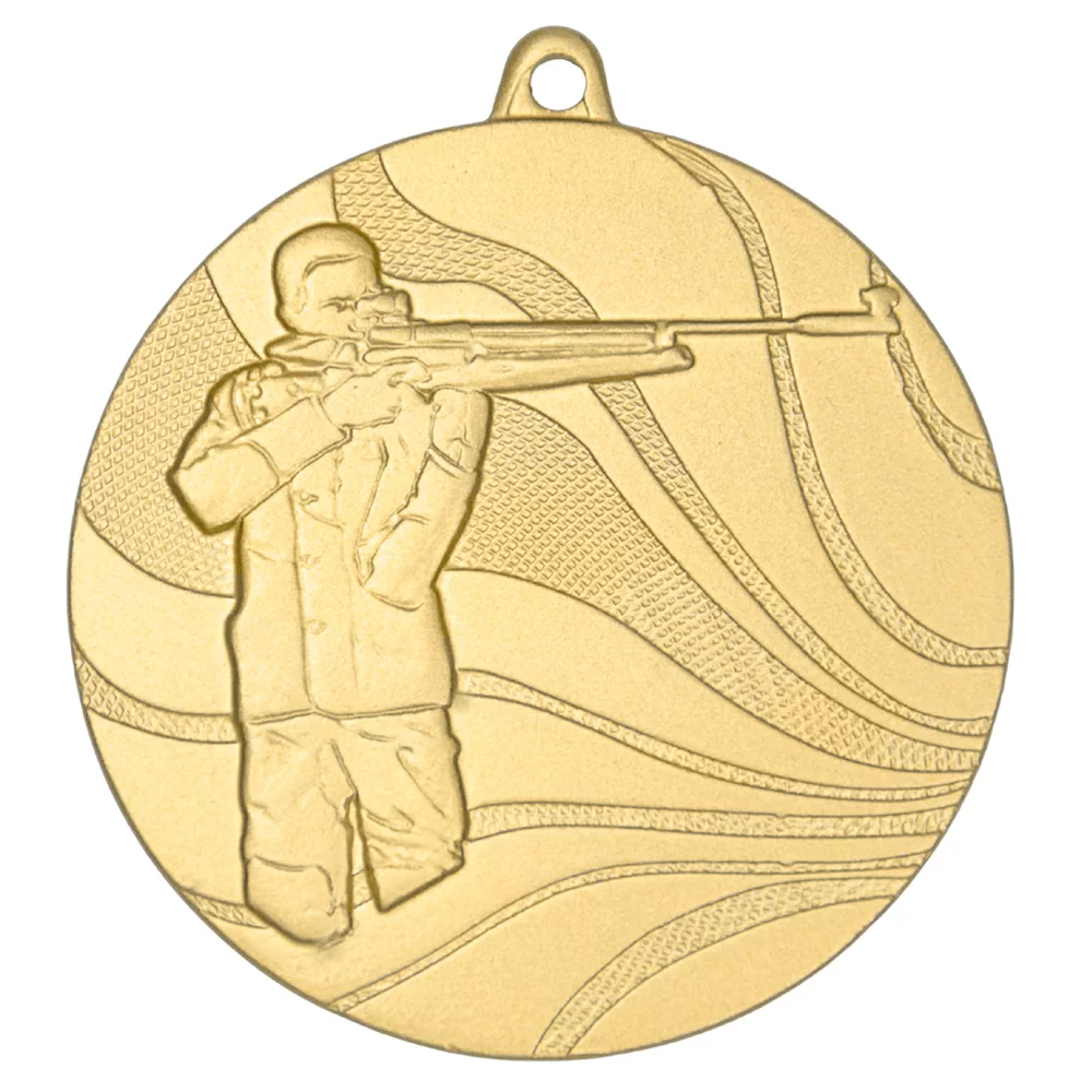Реальное фото Медаль MMC 3450/GM стрельба (D-50мм, s-2,5мм) от магазина Спортев