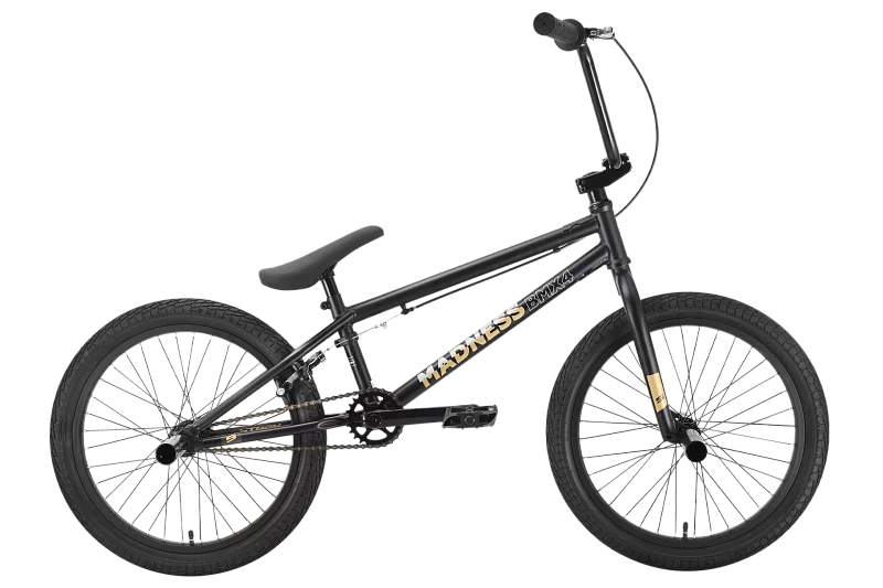 Реальное фото Велосипед Stark Madness BMX 4 (2022) черный/красный от магазина СпортЕВ