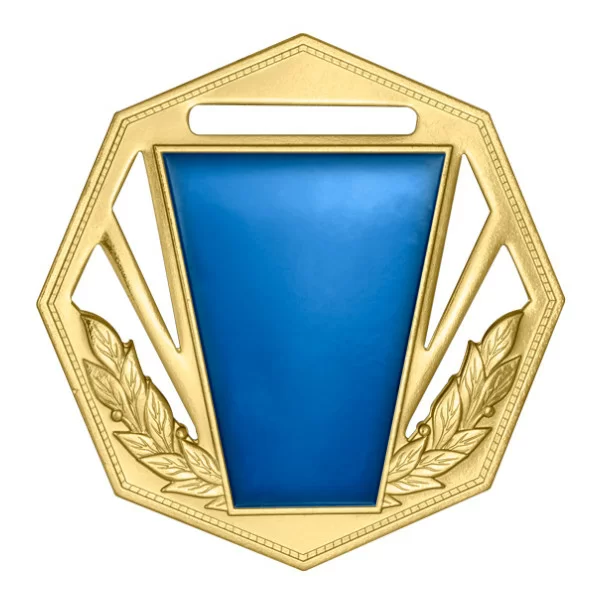 Реальное фото Медаль MZP 305-60/GBU (D-60мм, s-2мм) латунь от магазина СпортЕВ