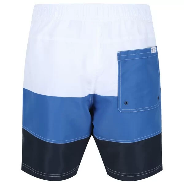 Реальное фото Плавательные шорты Bratchmar VI (Цвет I1Q, Белый/синий) RMM013 от магазина СпортЕВ