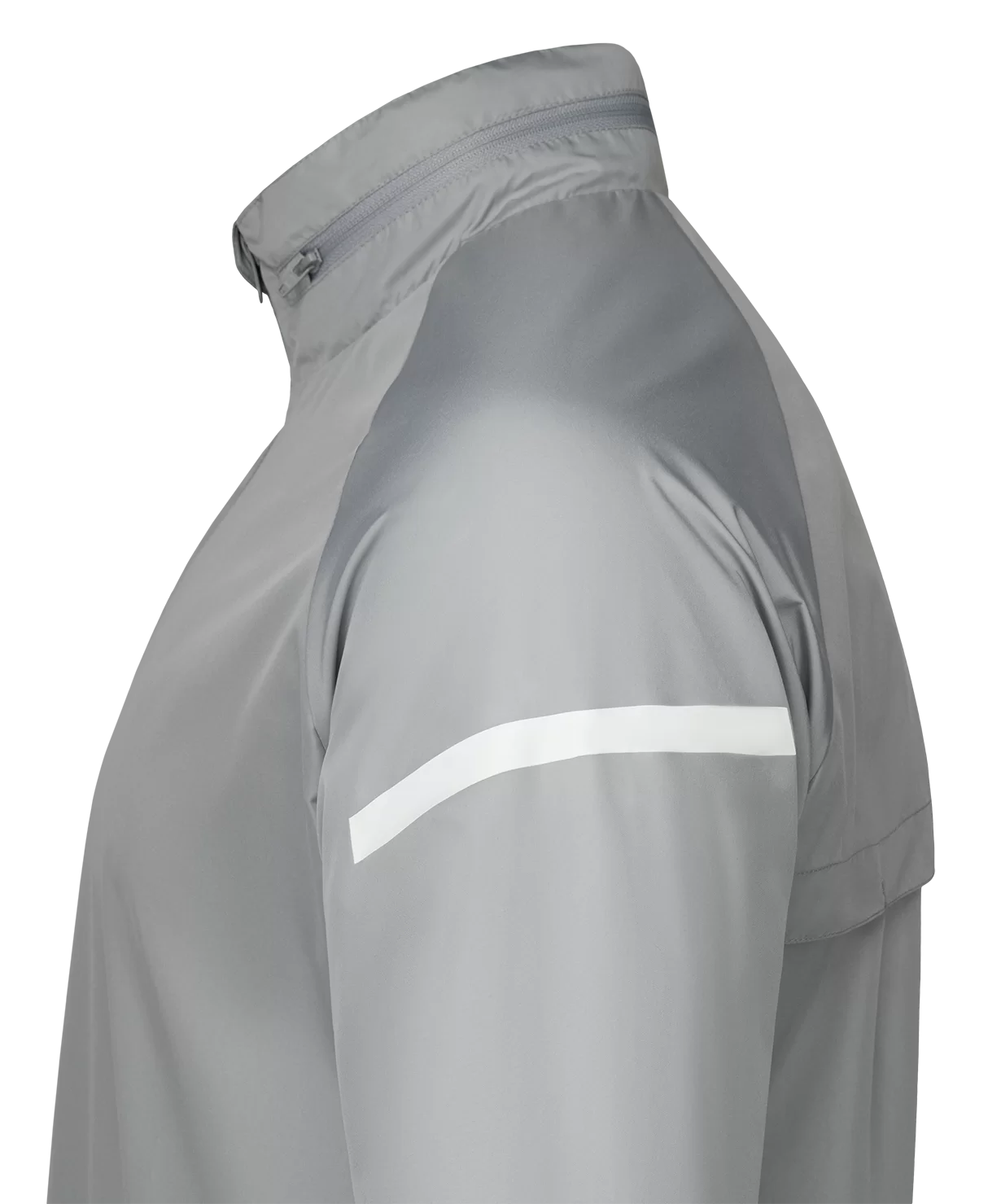 Реальное фото Куртка ветрозащитная CAMP 2 Rain Jacket, серый, детский Jögel от магазина Спортев