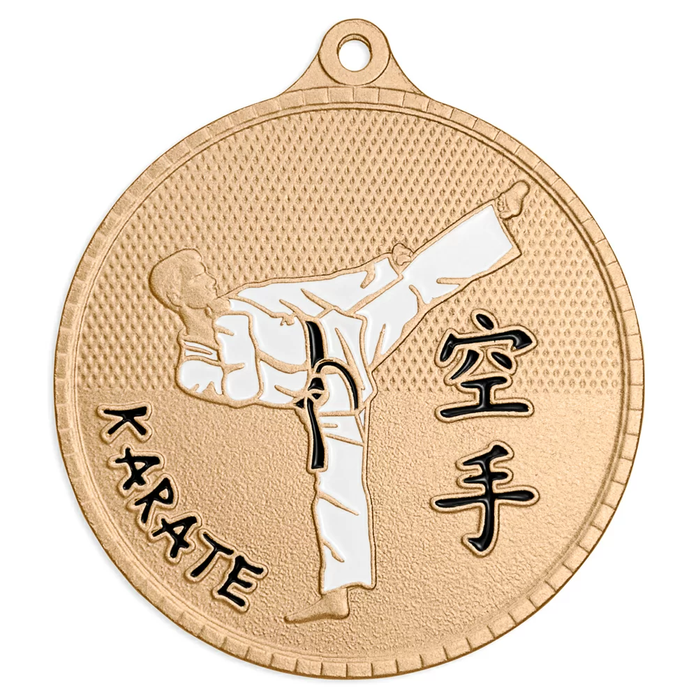 Реальное фото Медаль MZP 573-55/В карате (D-55мм, s-2 мм) от магазина СпортЕВ