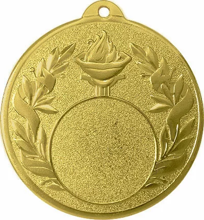 Реальное фото Медаль MZ 05-50/G (D-50 мм, D-25 мм, s-2 мм) от магазина СпортЕВ