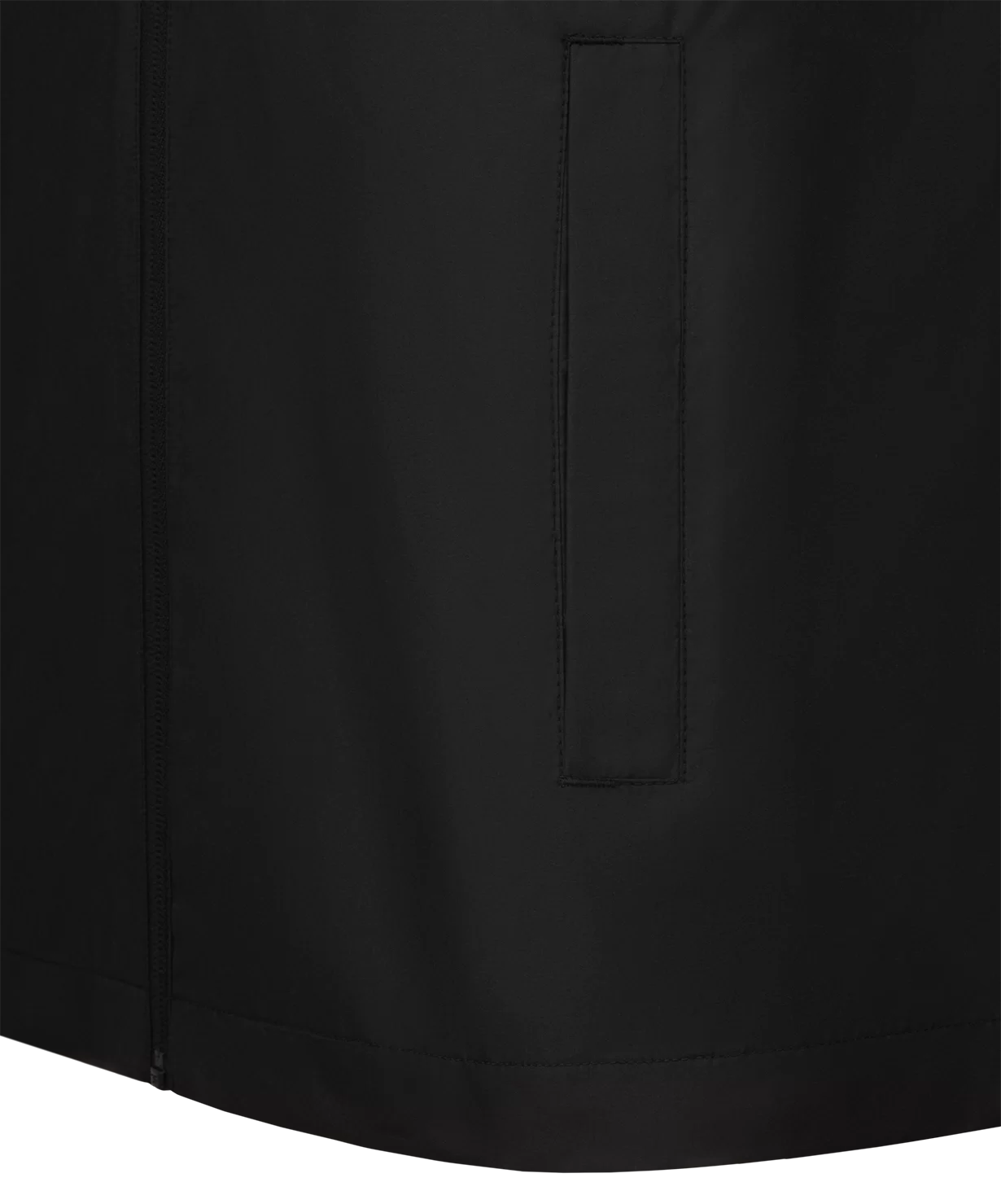 Реальное фото Куртка ветрозащитная CAMP 2 Rain Jacket, черный, детский Jögel от магазина Спортев