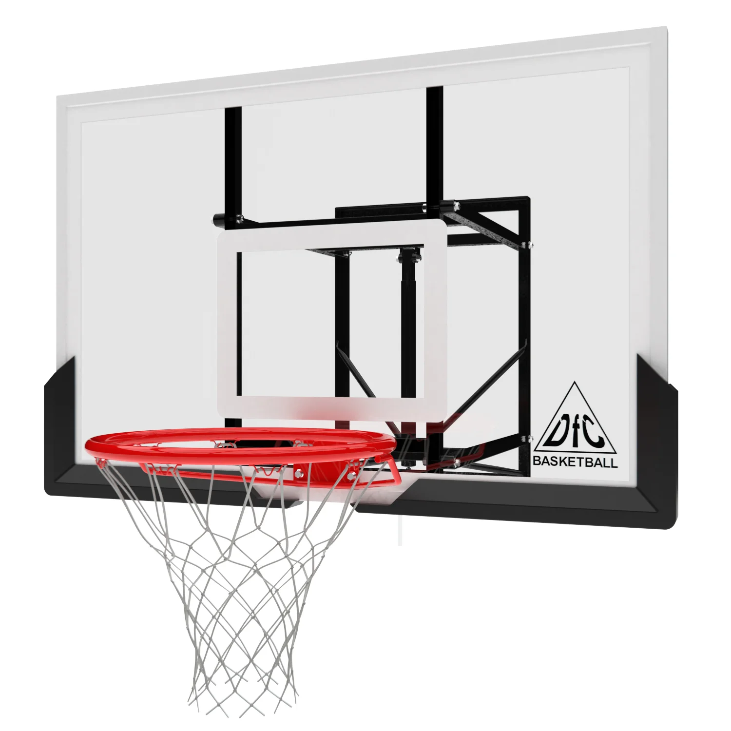Реальное фото Баскетбольный щит DFC BOARD48P 120x80cm поликарбонат (два короба) от магазина Спортев
