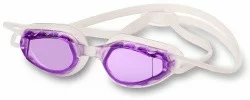 Очки для плавания Indigo Tuna бело-фиолетовые 2786-6