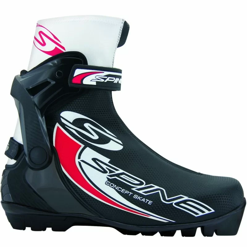 Реальное фото Ботинки лыжные Spine Concept Skate 496 синт SNS от магазина СпортЕВ