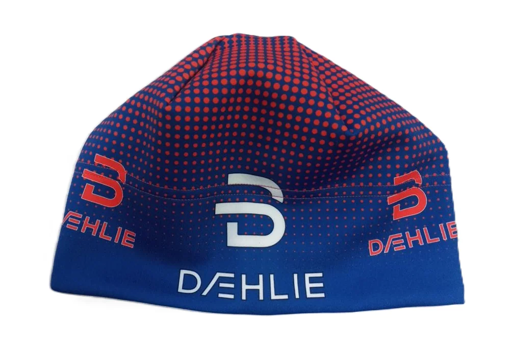 Реальное фото Шапка гоночная с лого BD т.синий от магазина Спортев