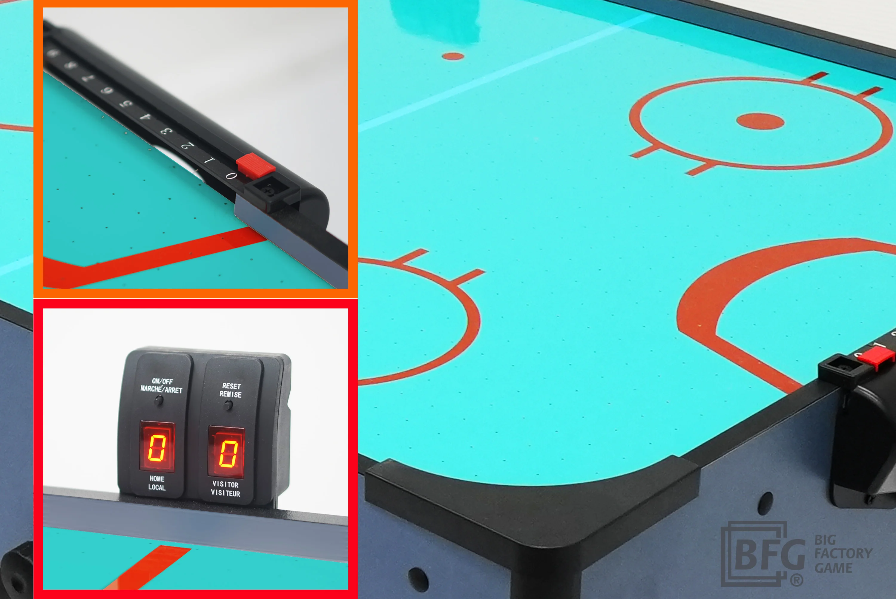 Реальное фото Аэрохоккей BFG Ice Transform 5 (Индиго) от магазина Спортев