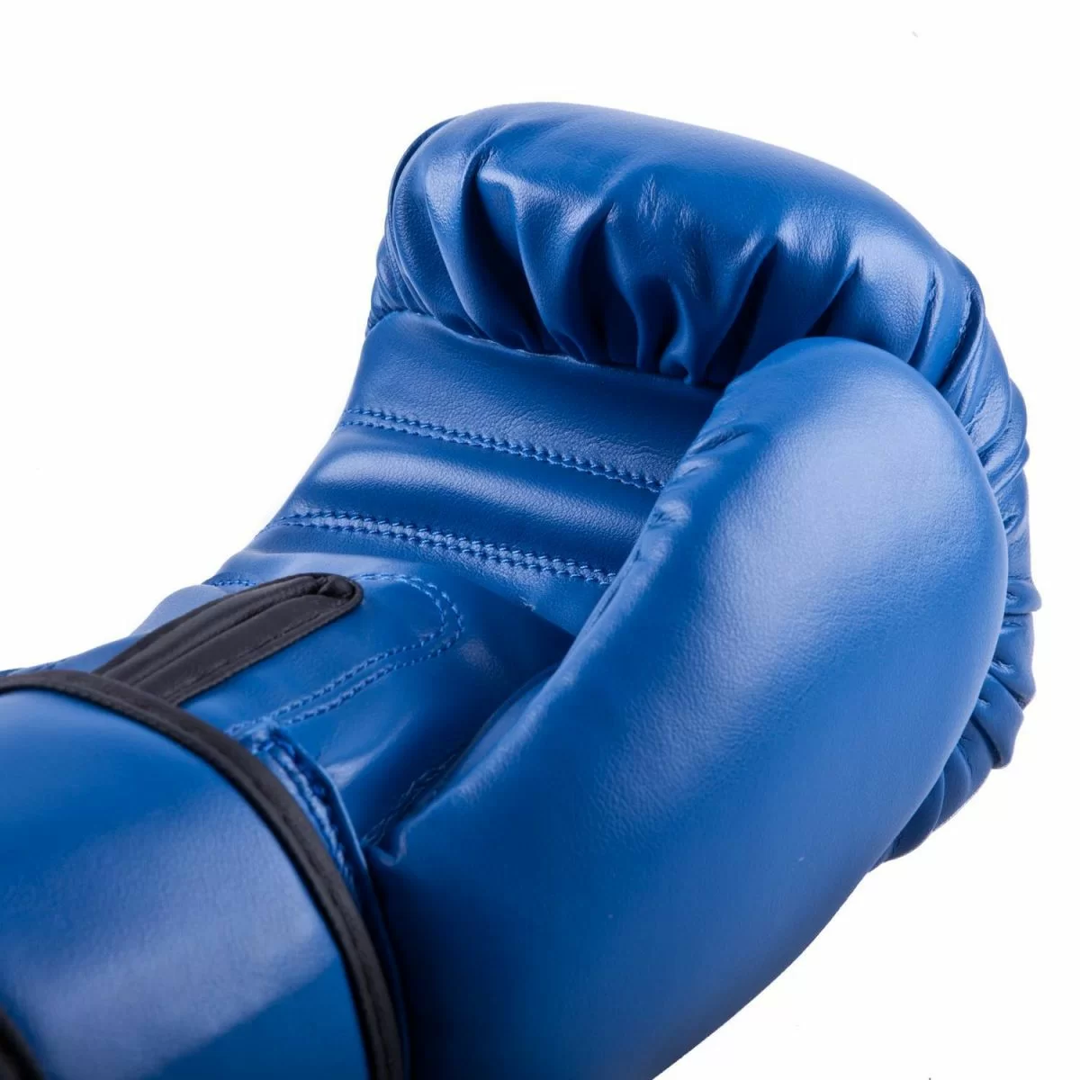 Реальное фото Перчатки боксерские Roomaif RBG-102 Dyex синий от магазина СпортЕВ