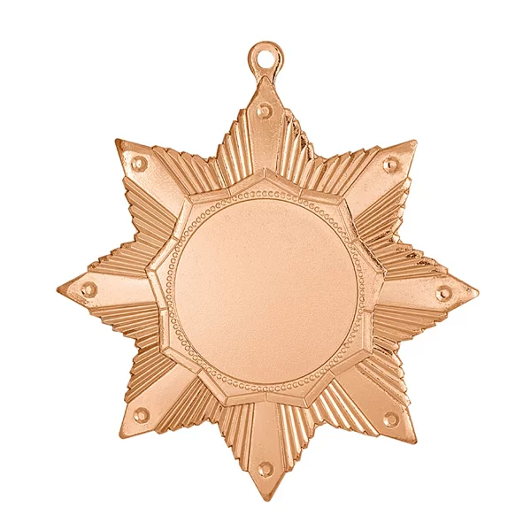 Реальное фото Медаль MZ 132-60/В (60х60мм, D-25мм, s-2мм) от магазина СпортЕВ