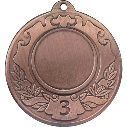 Реальное фото Медаль MZ 27-50/В 3 место (D-50 мм, D-25 мм, s-1,5 мм) от магазина Спортев
