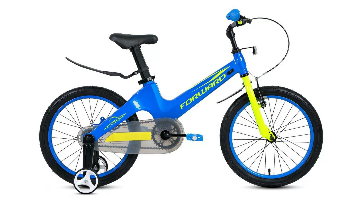 Реальное фото Велосипед Forward Cosmo 18 (1ск) (2021) синий от магазина СпортЕВ