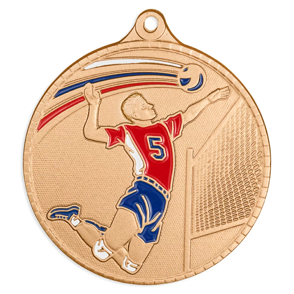 Реальное фото Медаль MZP 594-55/В волейбол (D-55мм, s-2 мм) от магазина СпортЕВ