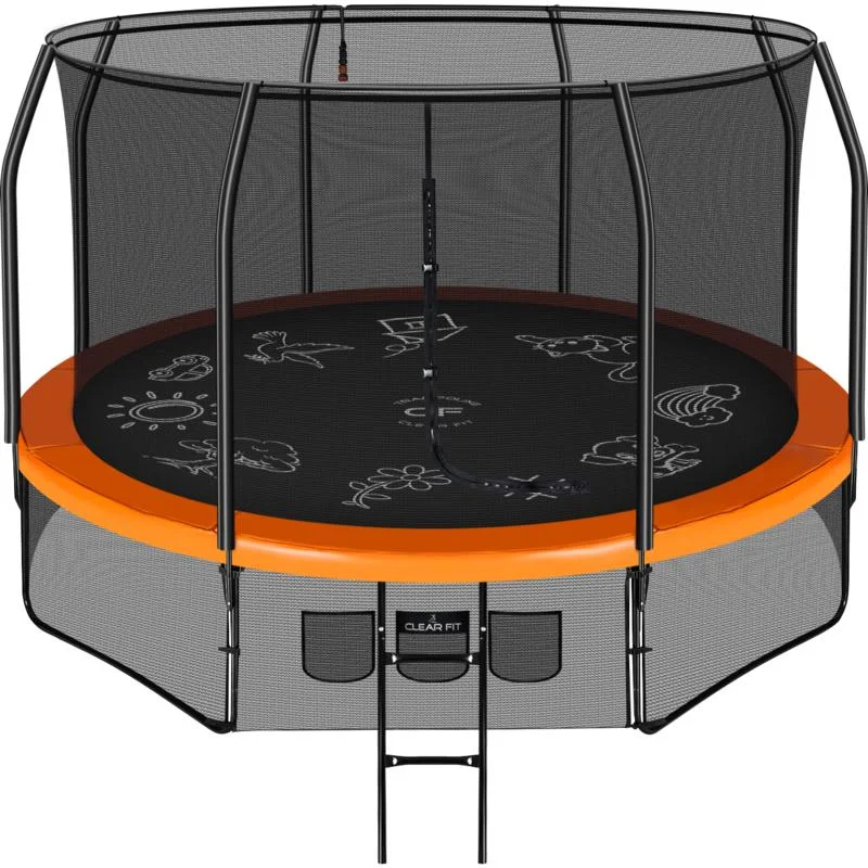 Реальное фото Каркасный батут Clear Fit FamilyHop 10Ft от магазина Спортев