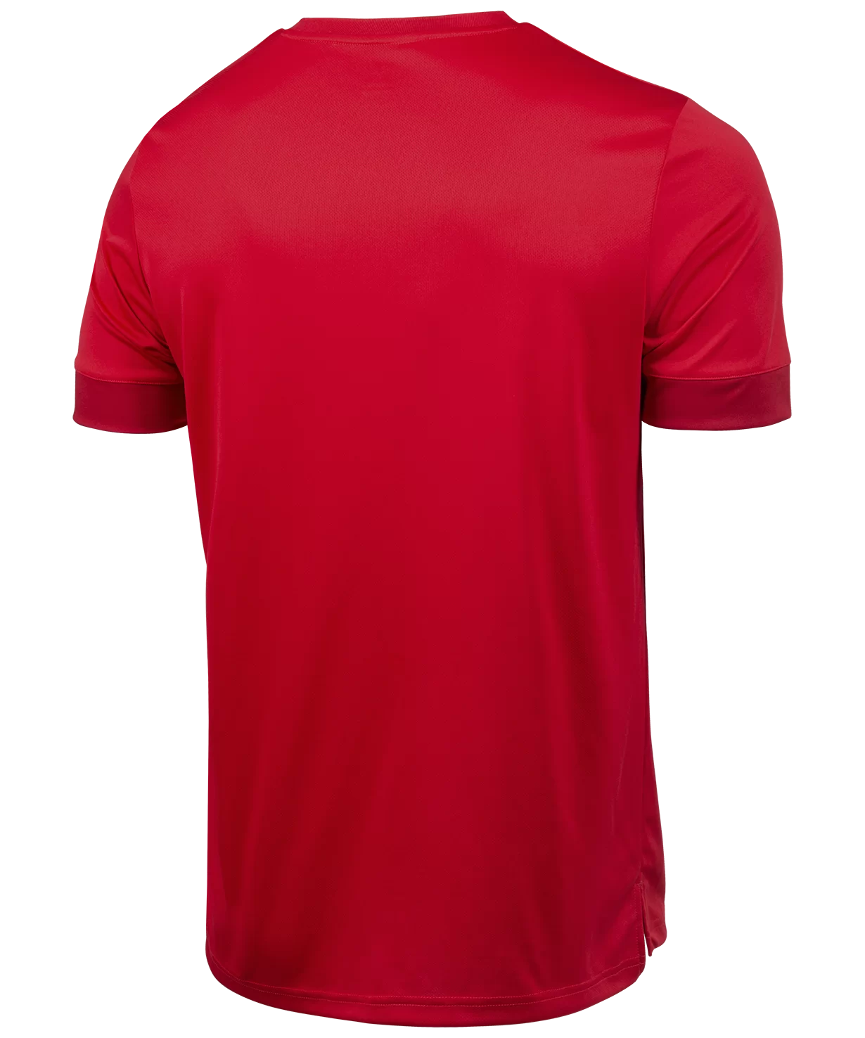 Реальное фото Футболка игровая JÖGEL DIVISION PerFormDRY Union Jersey, красный/ темно-красный/белый, детский от магазина Спортев