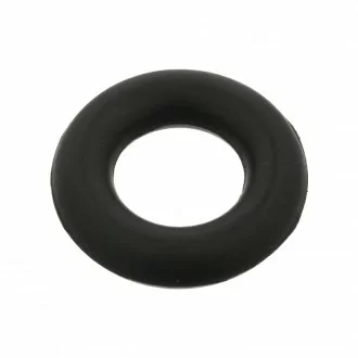 Реальное фото Эспандер-кольцо кистевой 50 кг матовый черный ЭК-М-50 от магазина СпортЕВ
