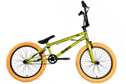Велосипед Stark Madness BMX 2 (2024) ярко-зеленый/черный/песочный