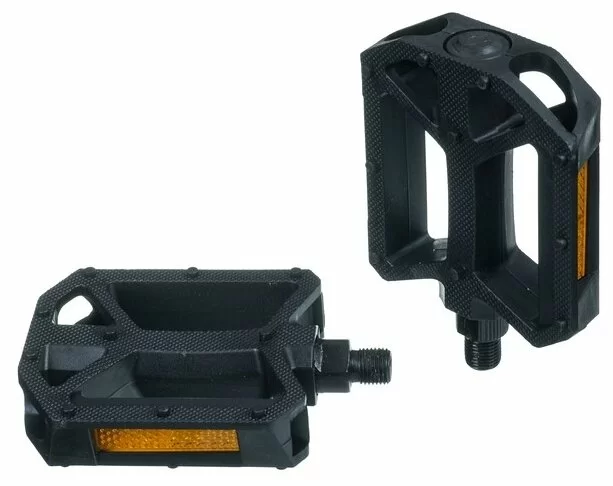 Реальное фото Педали STG FP-850 пластик, ось 9/16", черные Х21212 от магазина СпортЕВ