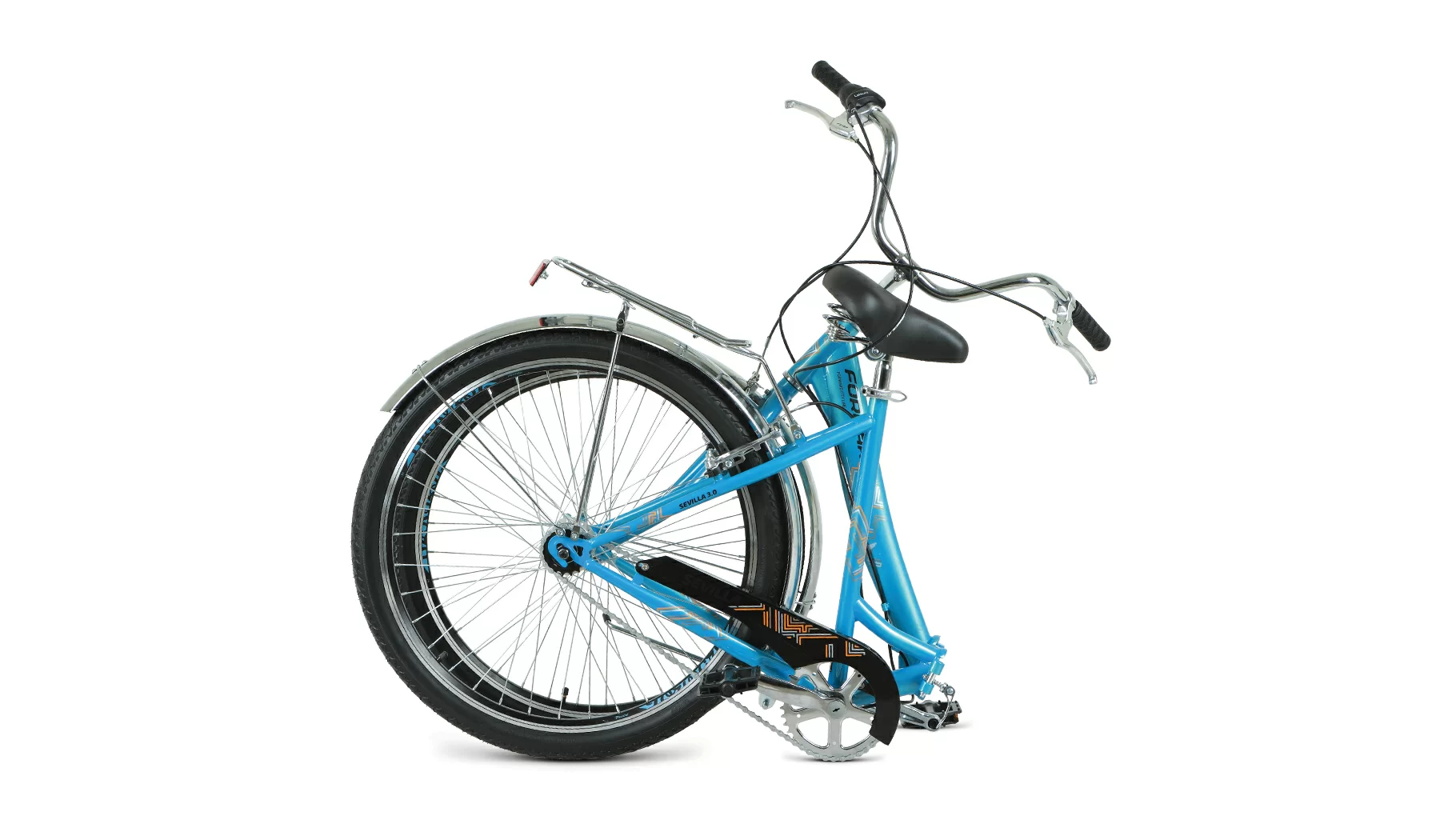 Реальное фото Велосипед Forward Sevilla 26 3.0 скл (3ск) (2021) синий/серый от магазина СпортЕВ
