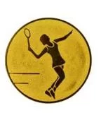 Реальное фото Вставка для медалей D1 A44 25 мм теннис от магазина Спортев