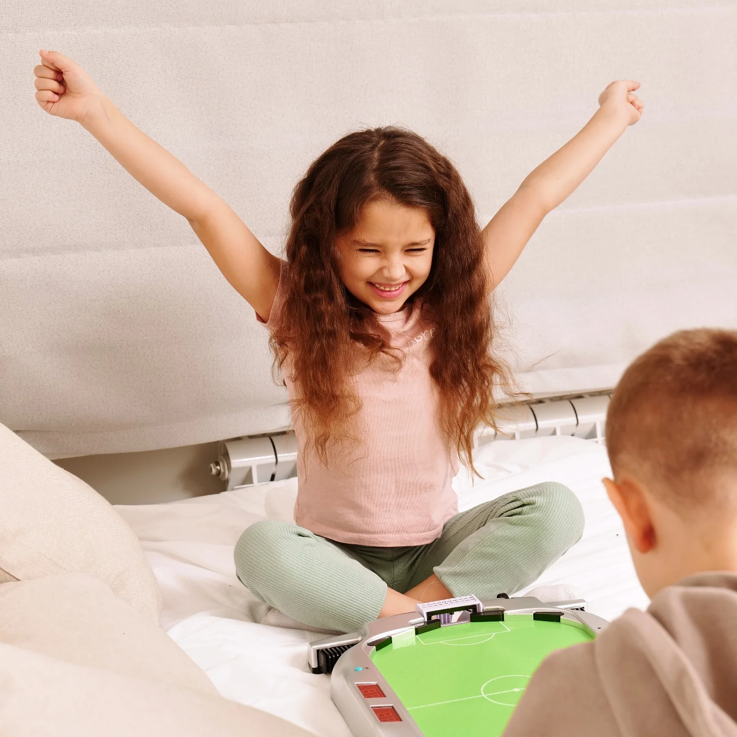 Реальное фото Игровой стол - футбол DFC SB-ST-2512 от магазина Спортев