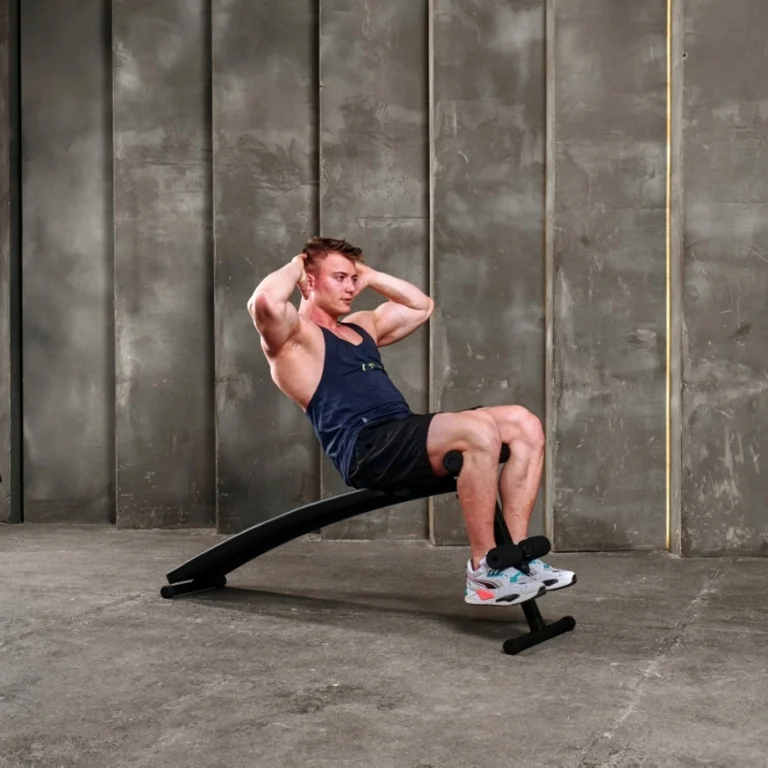 Реальное фото Скамья для пресса DFC FH10015 от магазина Спортев