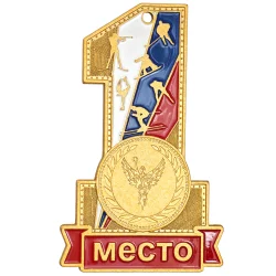 Медаль MZP 560-70/GM зимние виды спорта (45х70мм, D-25мм, s-2,0 мм)