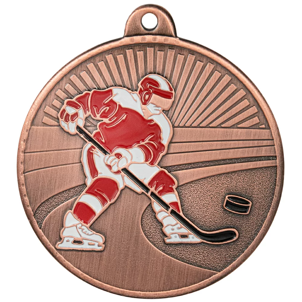 Реальное фото Медаль MZ 183-50/В хоккей (D-50мм, s-2мм) от магазина Спортев