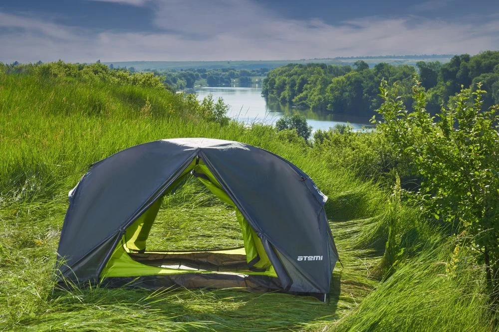 Реальное фото Палатка туристическая Atemi STORM 2 CX от магазина Спортев