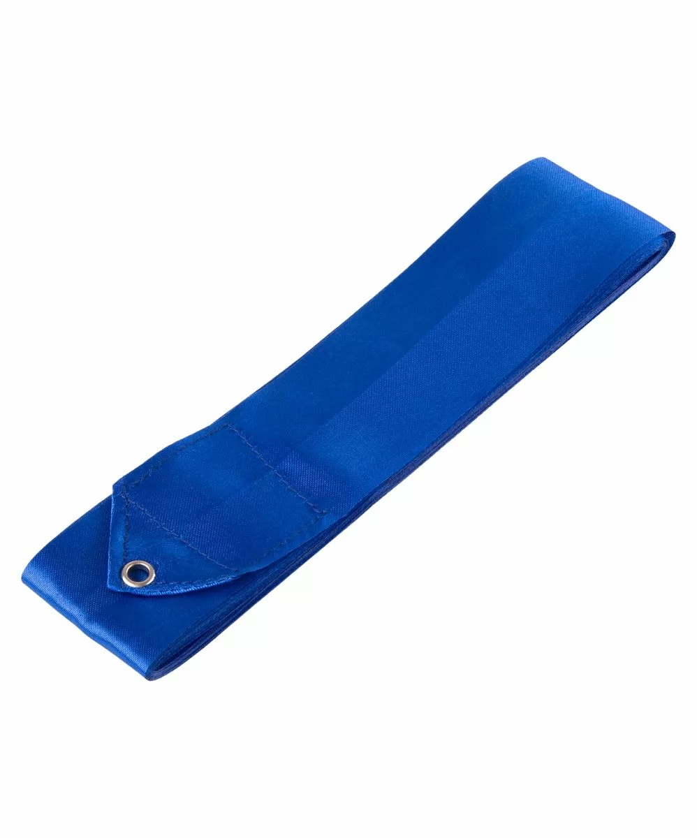 Реальное фото Лента для художественной гимнастики с палочкой 6 м Amely AGR-201 синяя УТ-00012840 от магазина СпортЕВ