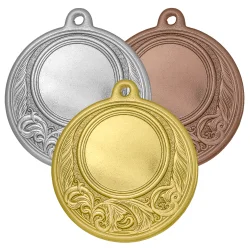 Медаль MZ 08-50 в комплекте (G/S/B) (D-50мм, s-2мм)