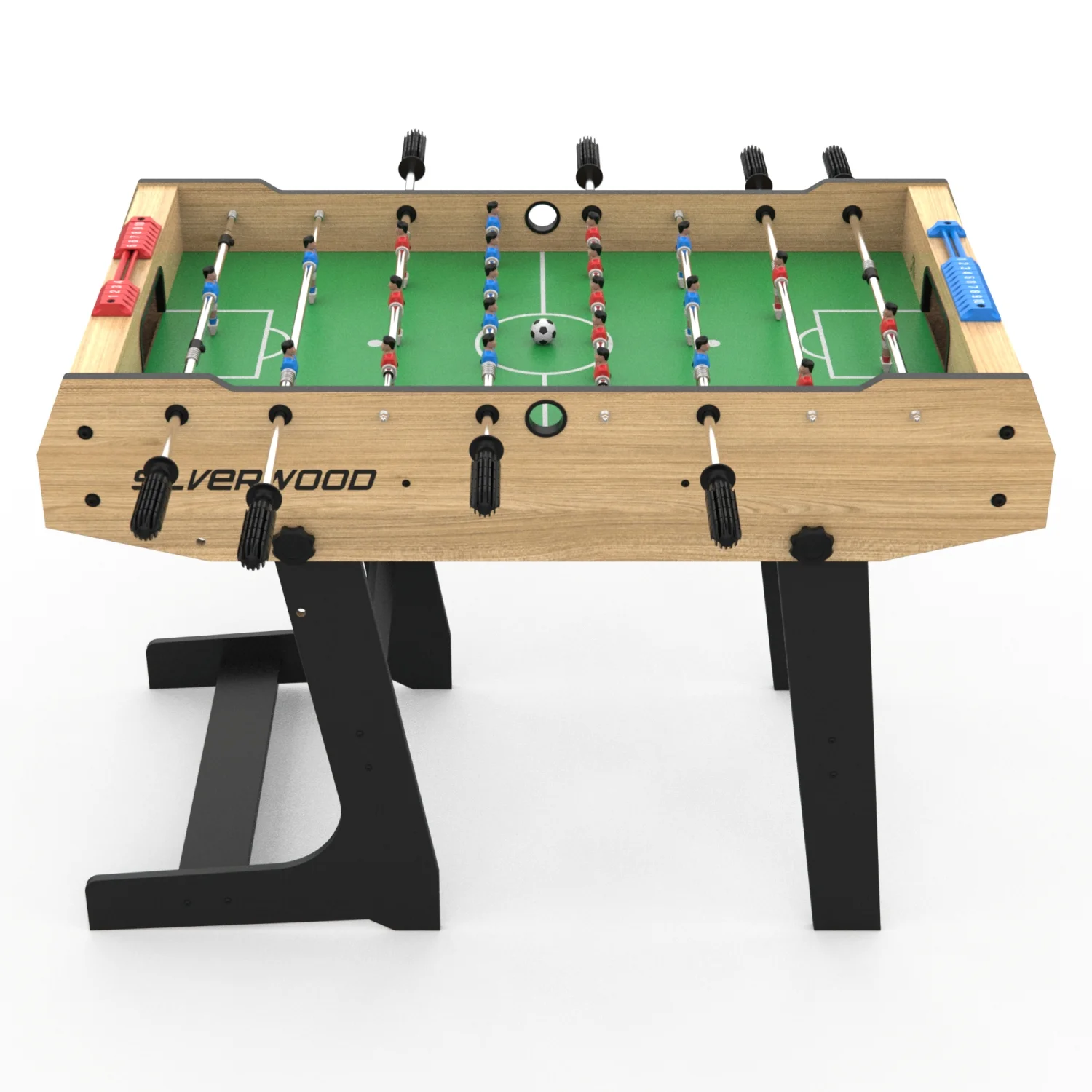 Реальное фото Игровой стол - футбол DFC SILVERWOOD SB-ST-07 от магазина Спортев