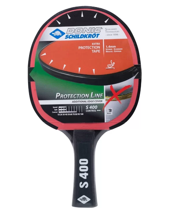 Реальное фото Ракетка для настольного тенниса Donic-Schildkrot Protection Line Level 400 16060 от магазина СпортЕВ