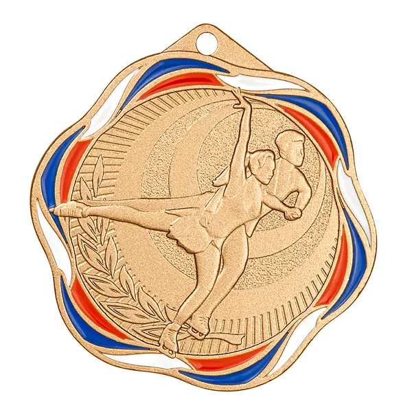 Реальное фото Медаль MZP 580-50/В фигурное катание (D-50мм, s-2 мм) от магазина СпортЕВ