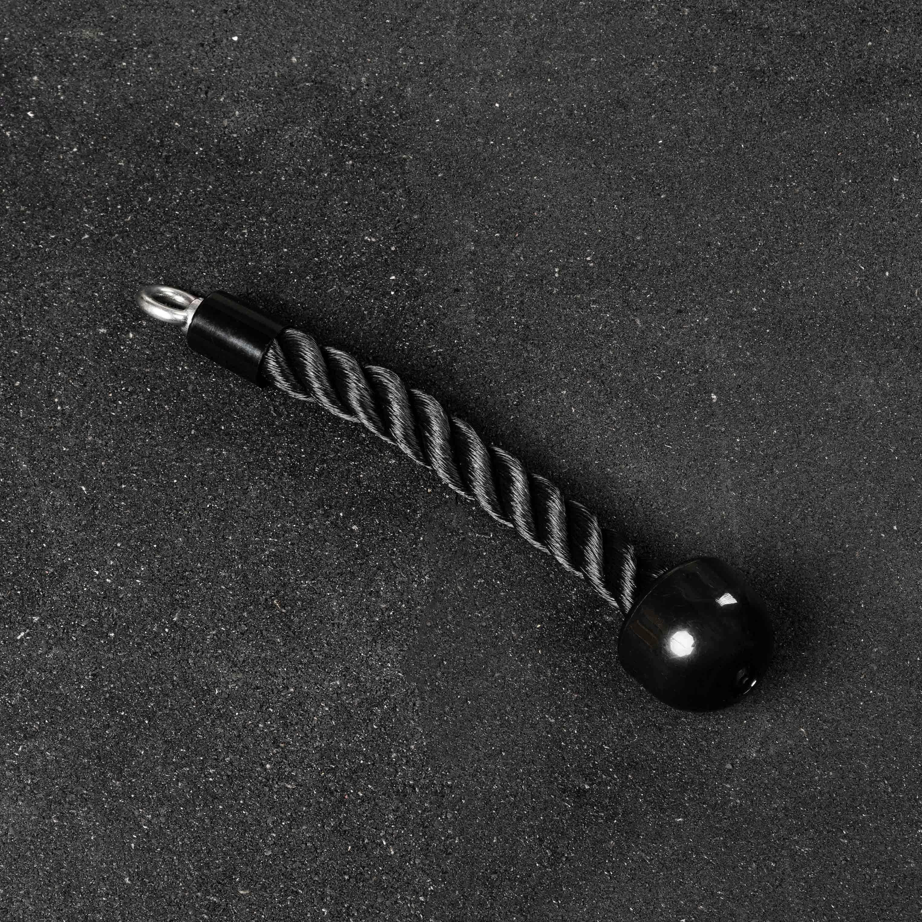 Реальное фото Гибкая тяга (канат) для трицепса Одинарная PROFI-FIT-RT-004 от магазина СпортЕВ