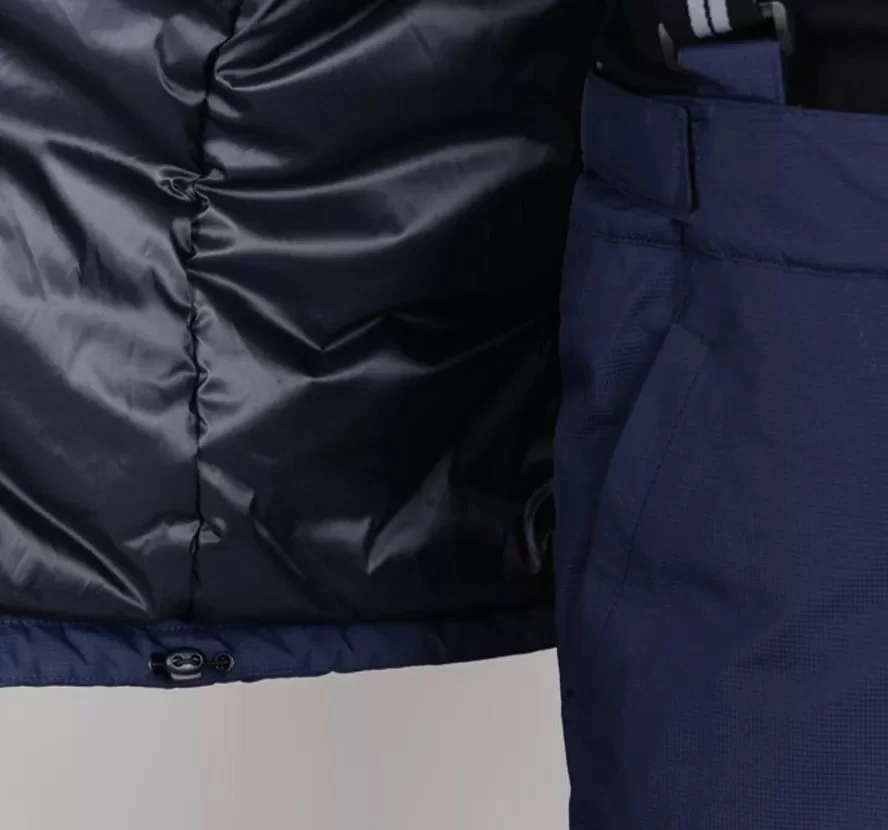 Реальное фото Куртка утепленная Nordski Mount dark blue/red NSM434710 от магазина СпортЕВ