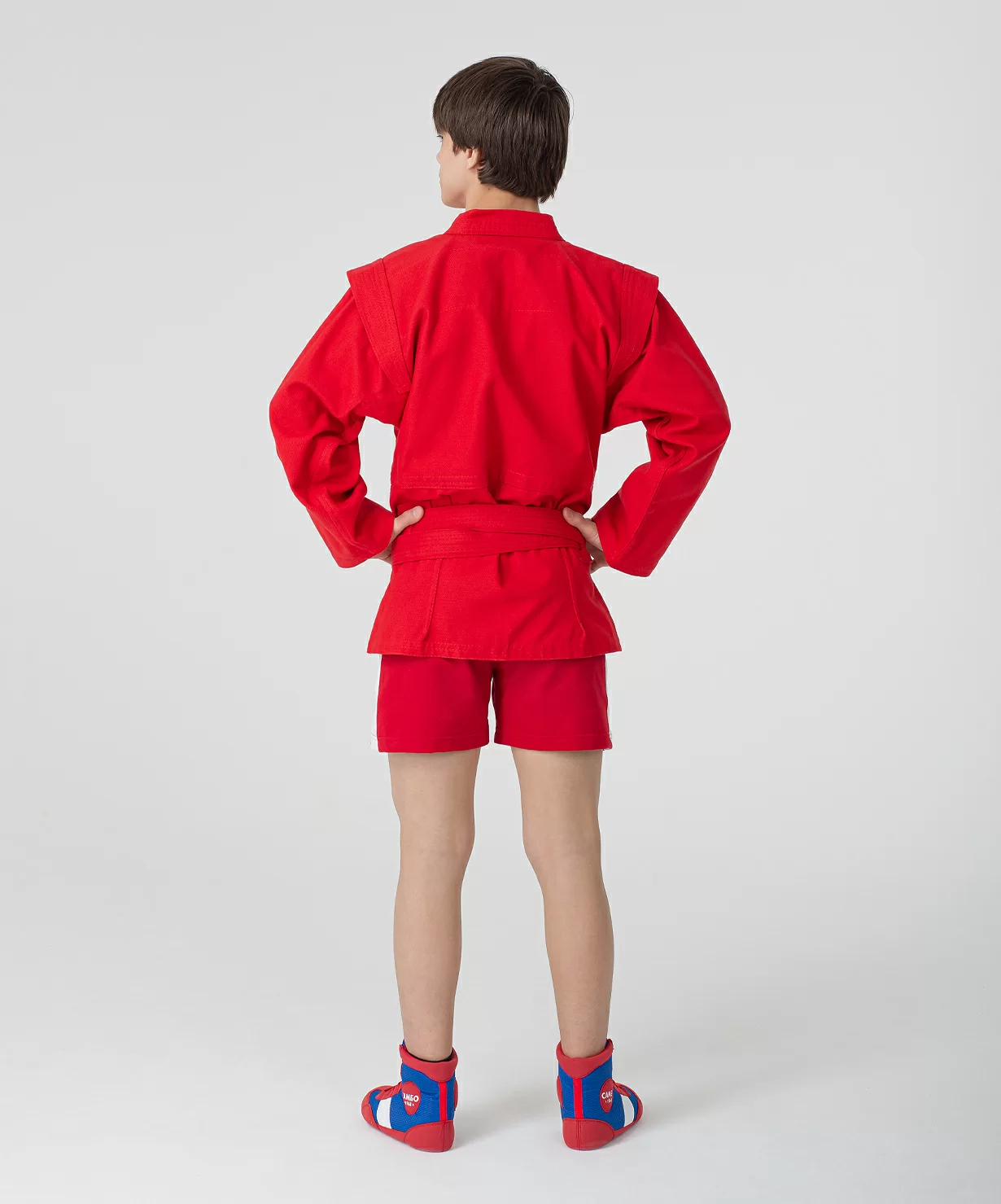 Реальное фото Куртка для самбо START, хлопок, красный, 48-50 Insane от магазина Спортев