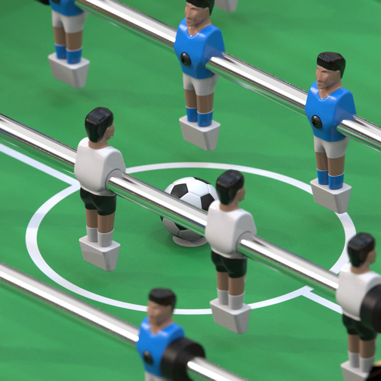 Реальное фото Игровой стол - футбол DFC ALAVES HM-ST-48001 от магазина Спортев