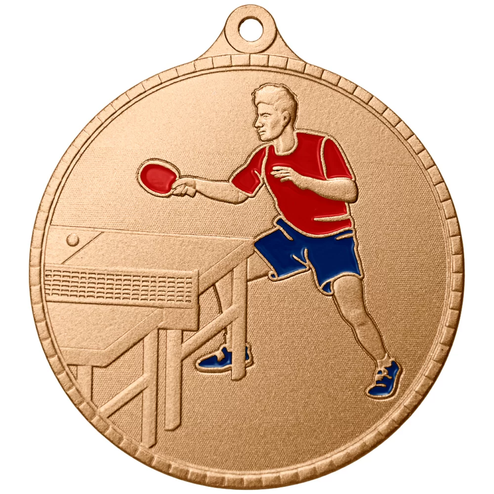 Реальное фото Медаль MZP 572-55/В теннис настольный (D-55мм, s-2 мм) от магазина СпортЕВ