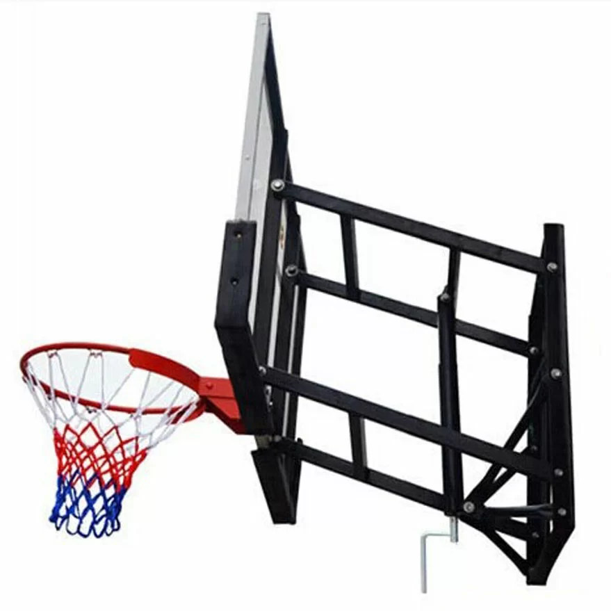 Реальное фото Баскетбольный щит DFC BOARD60P 152x90cm поликарбонат  (два короба) от магазина СпортЕВ