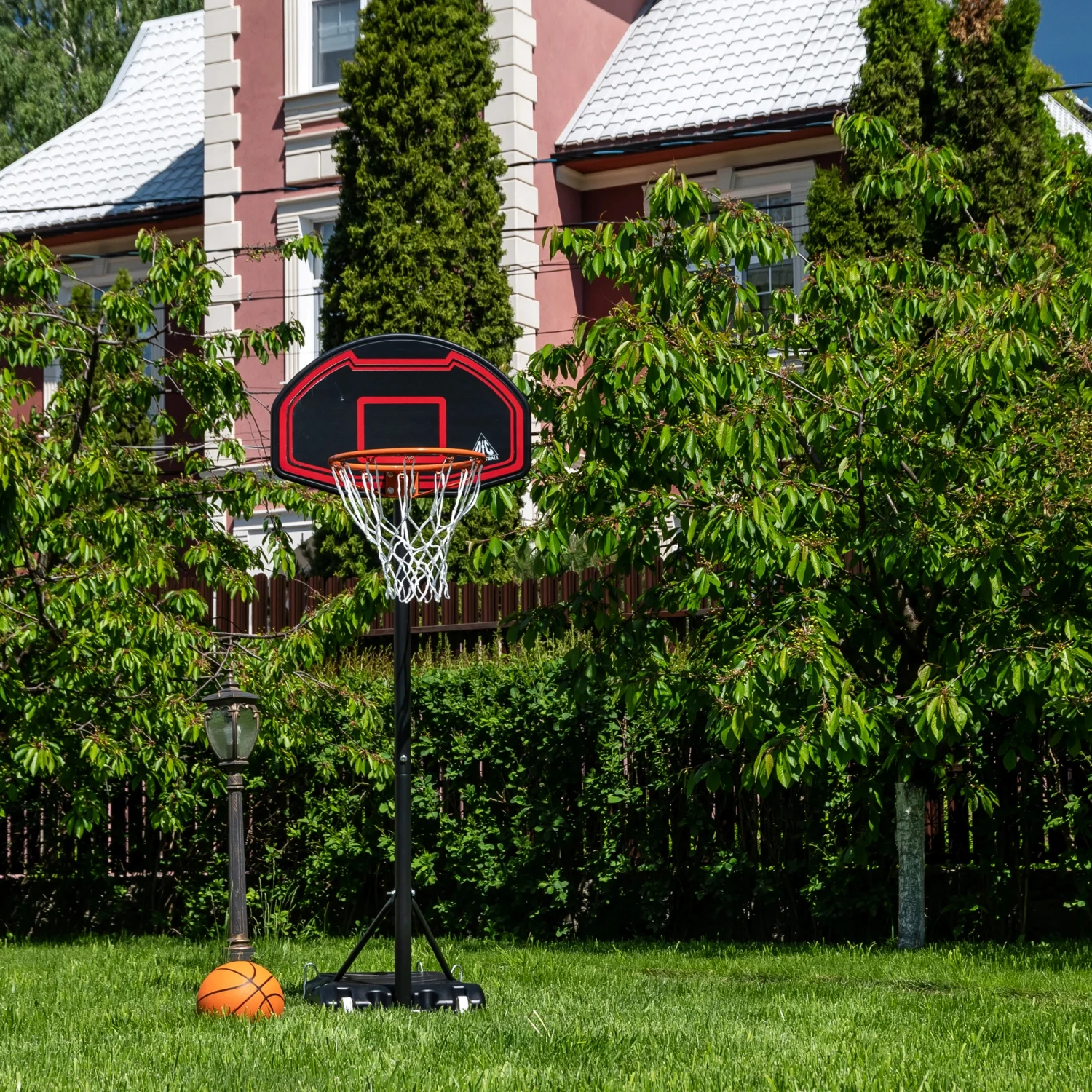 Реальное фото Мобильная баскетбольная стойка DFC KIDSC от магазина Спортев