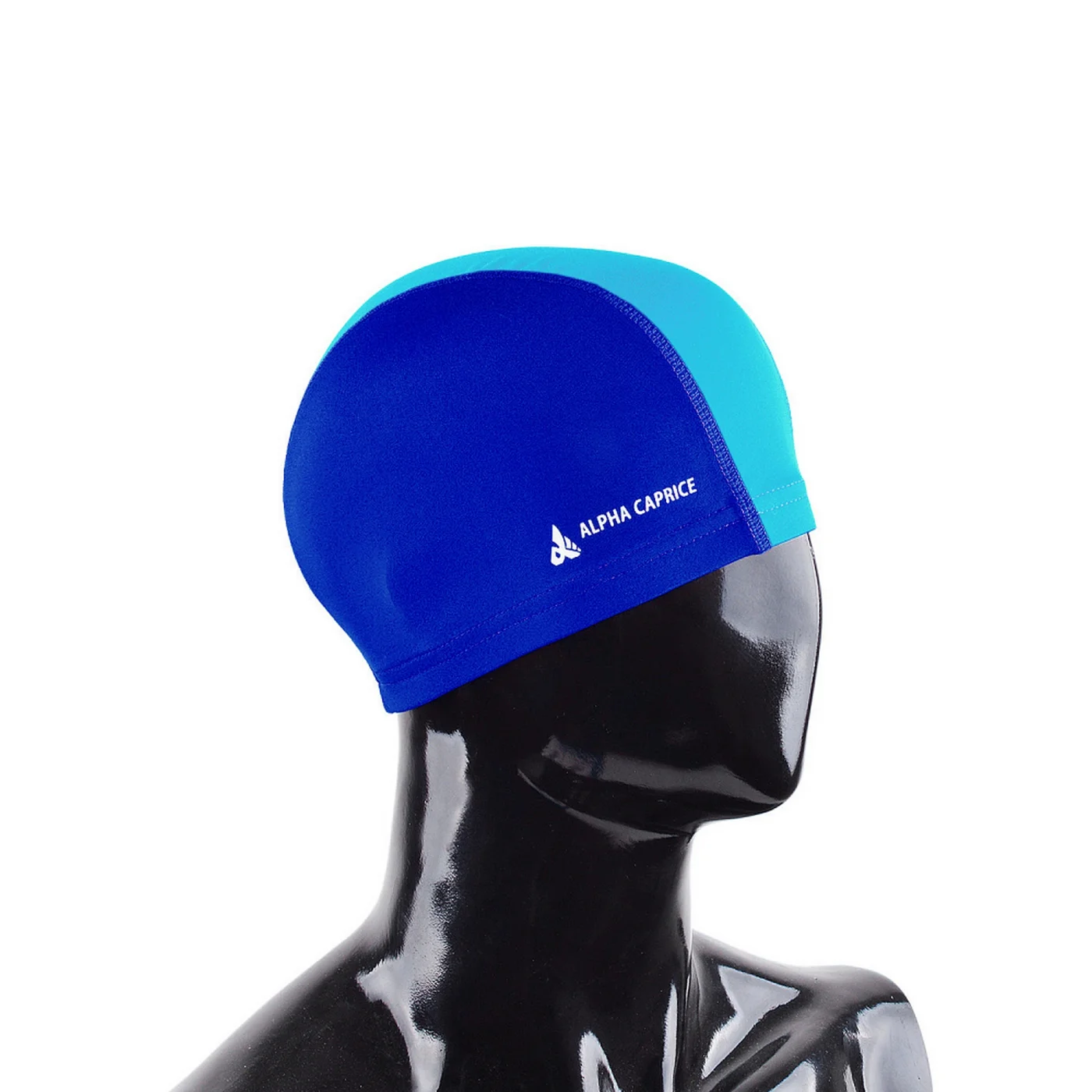 Реальное фото Шапочка для плавания Alpha Caprice CAP 033D двухцветная от магазина Спортев